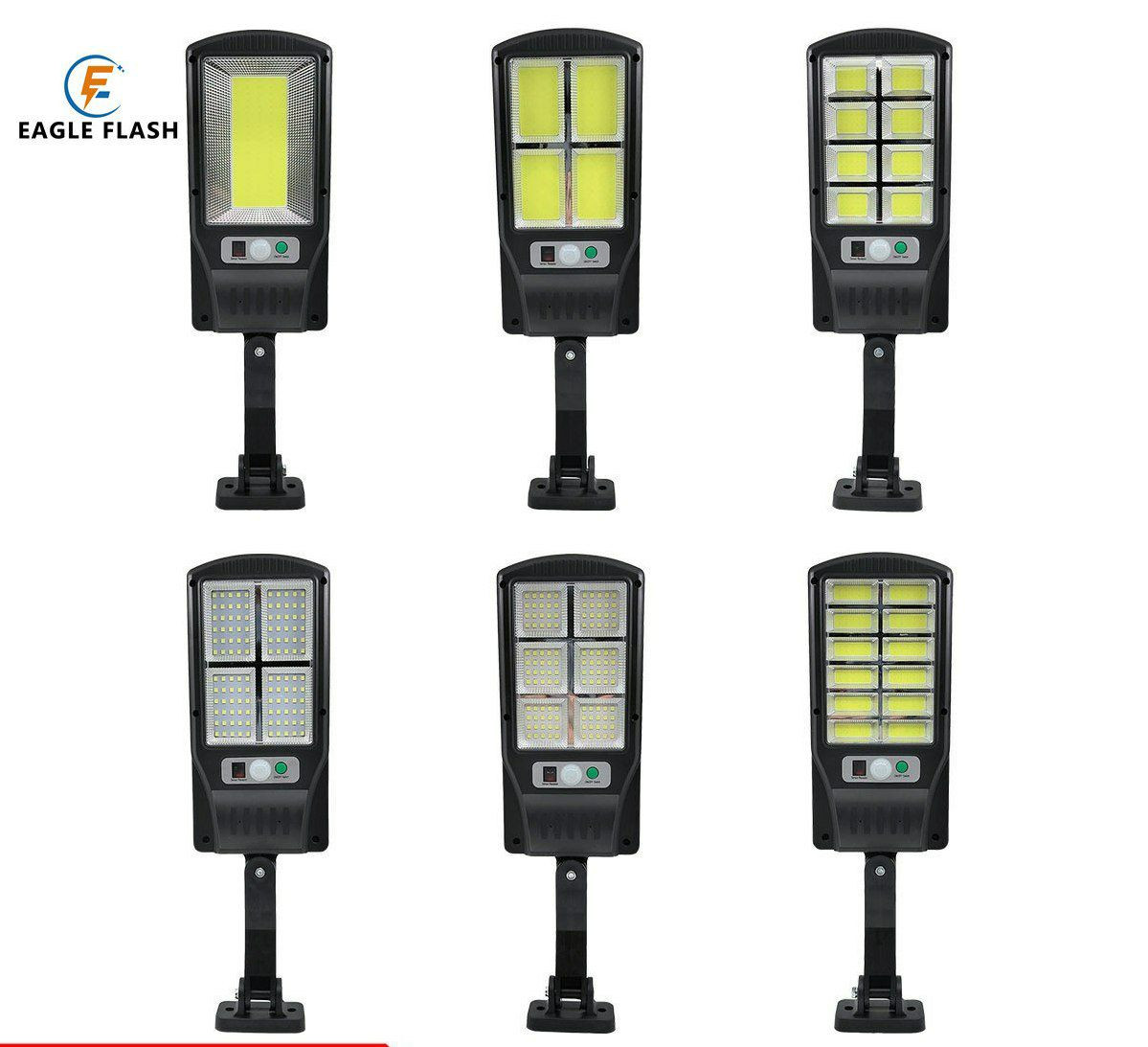 Lampadaire solaire extérieur avec télécommande lumière de jardin LED induction du corps humain villa contrôle de l'applique murale lumineuse