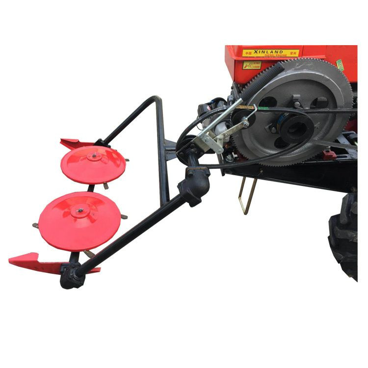 Micro-Tiller à la main avec une tondeuse à disque double rotative