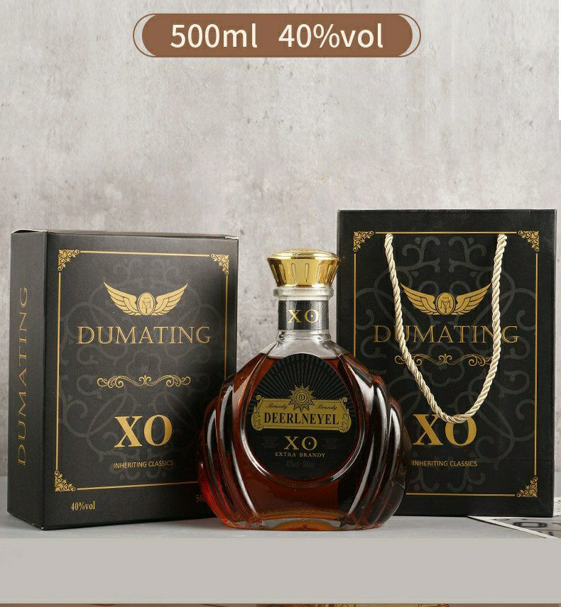 Bouteille de Brandy Extra Deerlneyel XO.