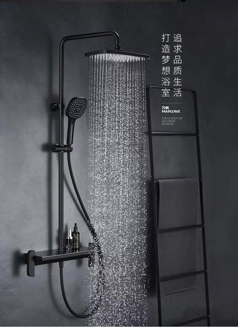 ComOne: Ensemble de douche au design classique iPhone5 Douyin diffusion en direct avec paiement pomme de douche booster de douche à trois fonctions