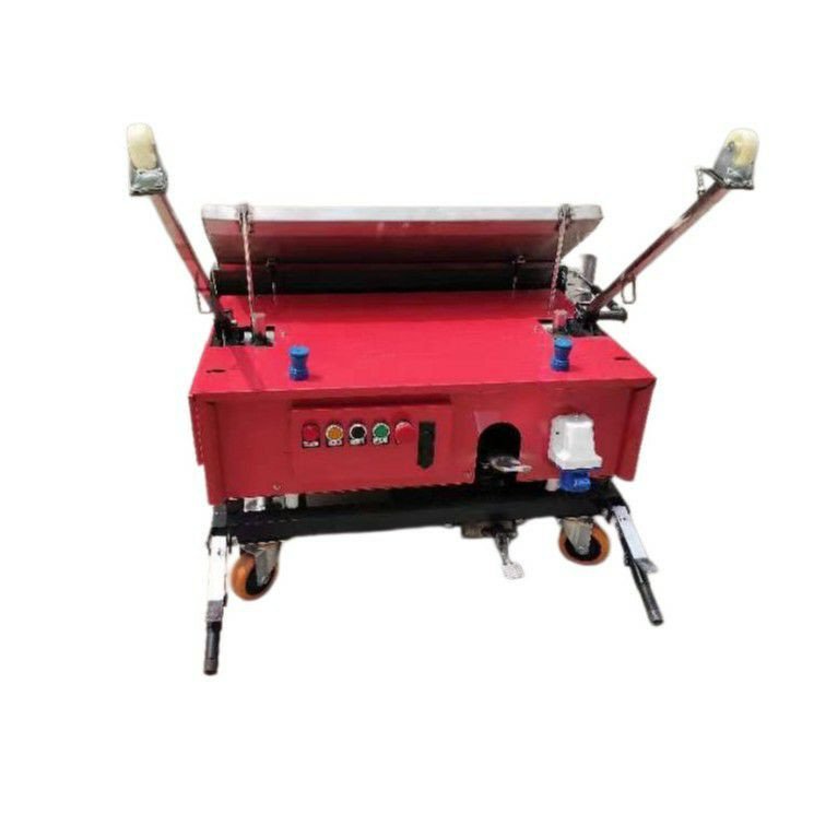 Machine à plâtrer et enduire les murs entièrement automatique (souvent appelée robot de crépissage ou machine à projeter du mortier/ciment).