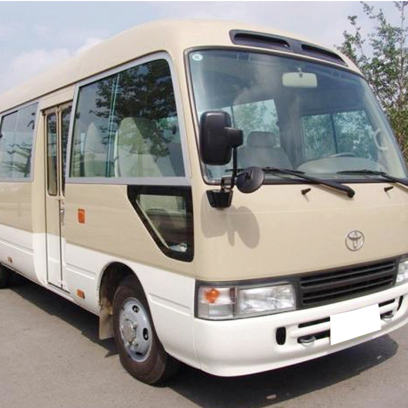 Toyota Coaster Bus 30 places de luxe d'occasion neuf a 95% année 2023 nouvelle édition