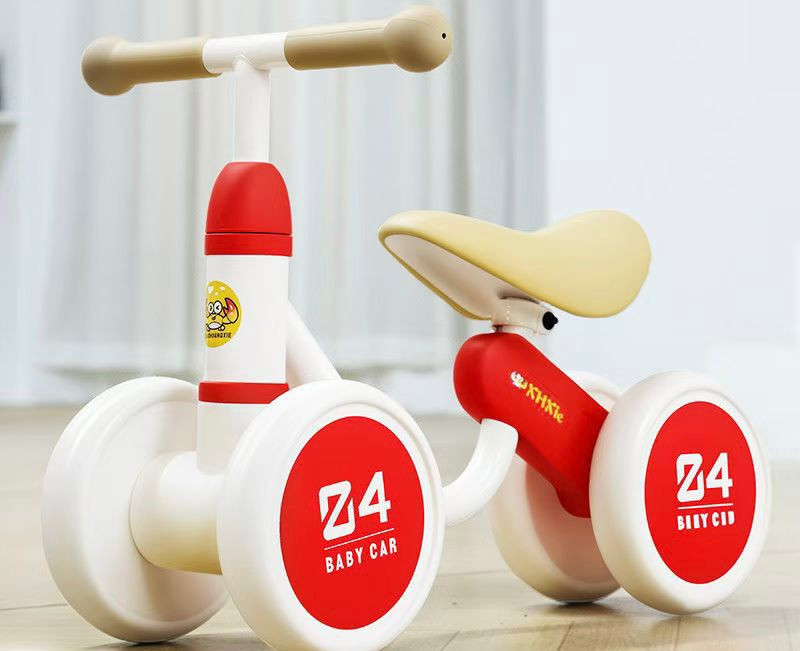 Draisienne pour enfants débutants de 1 à 3 ans, idéale pour apprendre à marcher, avec quatre roues anti-basculement, cadeau